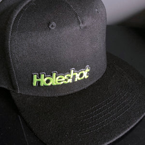 Cap Holeshot Fluor - Zwart